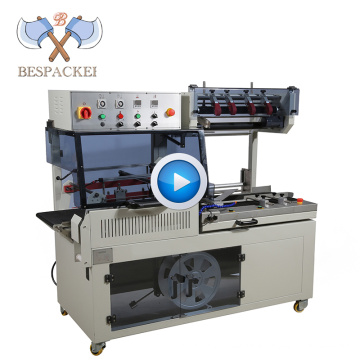 Bespacker QL-5545 automatic L sealing and cutting machine with heat shrinkable packaging wrapping machine